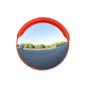 Outdoor Wearproof Orange Traffic Convex Mirror 100cm