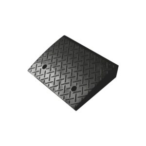 Custom Heavy Black Rubber Kerb Ramps