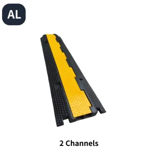 2-Channel Outdoor Heavy-Duty Rubber Cable Protector