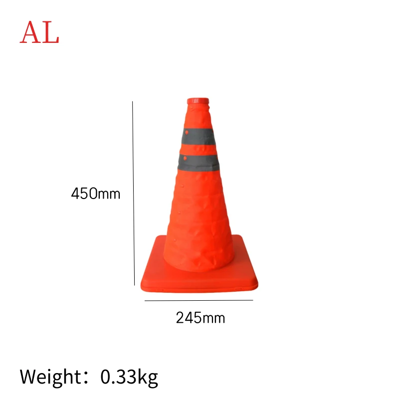 450mm Folding Traffic Cone FTC-R01
