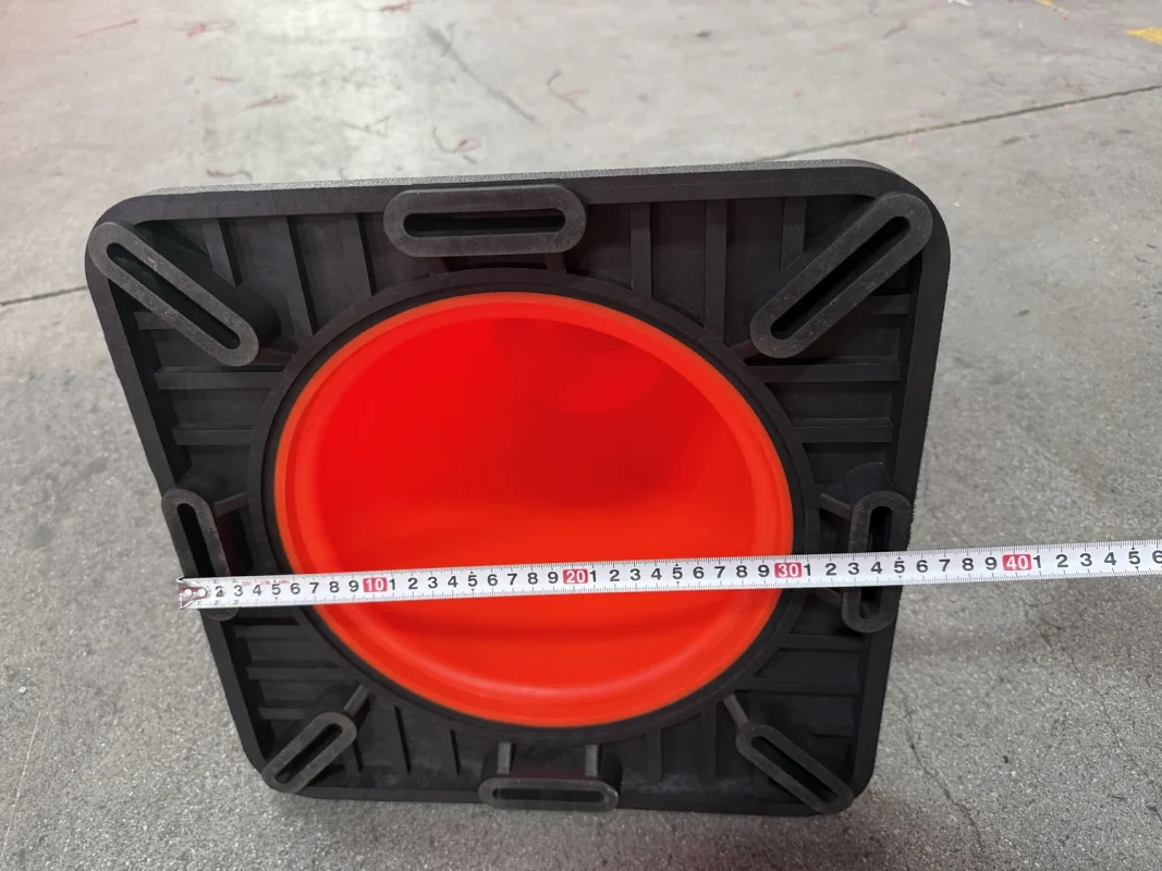700mm Reflective Flexible Rubber Traffic Cone