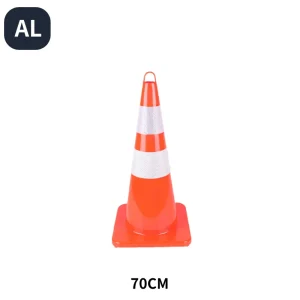 700mm Reflective Flexible PVC Traffic Cone with Handle