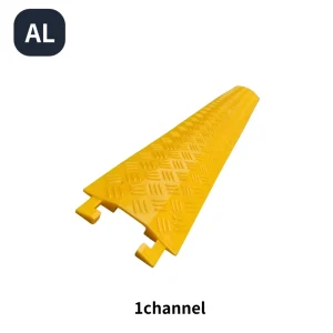 Yellow PVC Cable Protector Ramp for Driveway