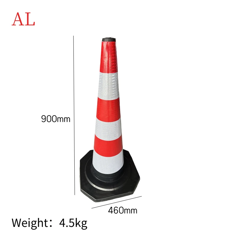 90cm Rubber Traffic Cone