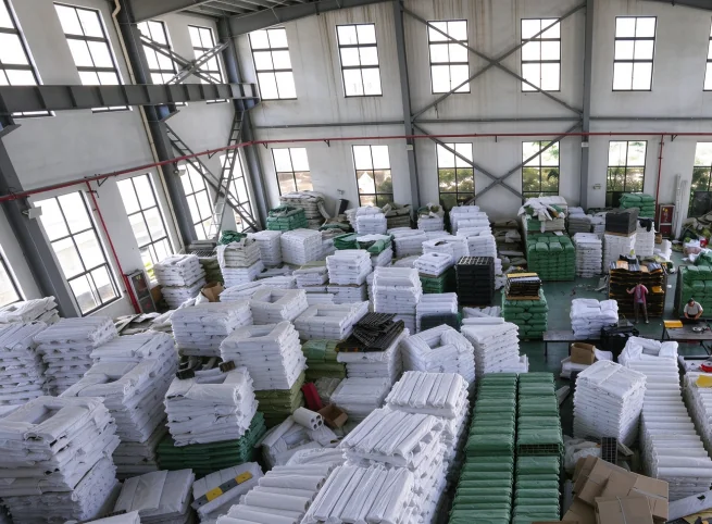 Packaging and storage area